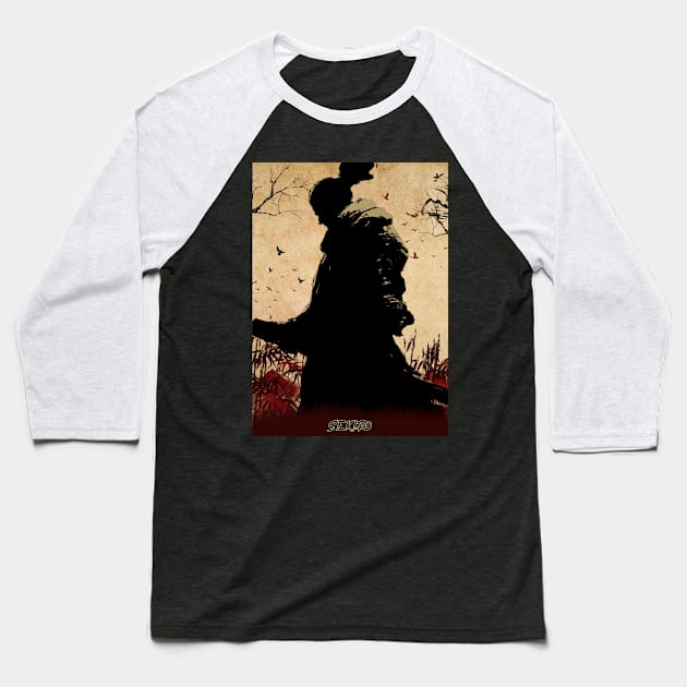 sekiro Baseball T-Shirt by lazymost